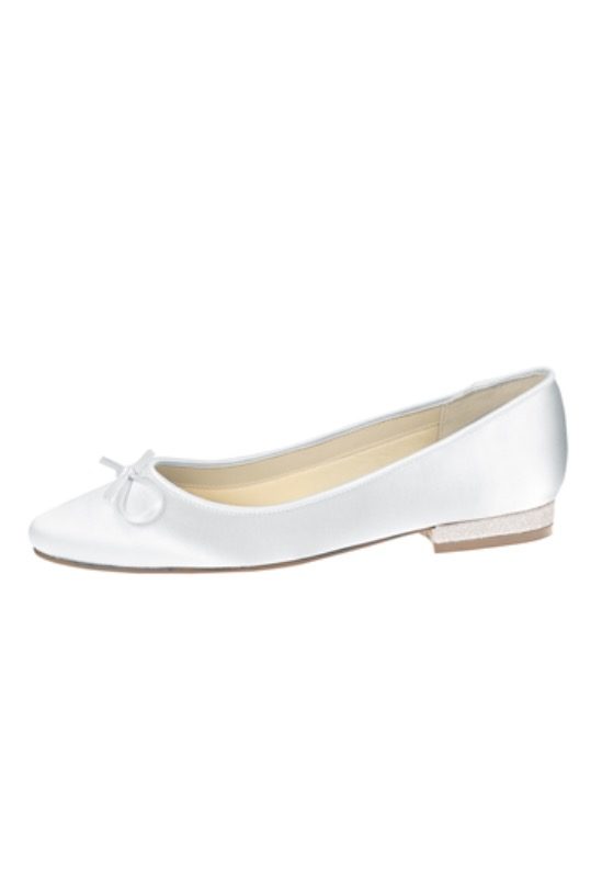 Brittany White Satin