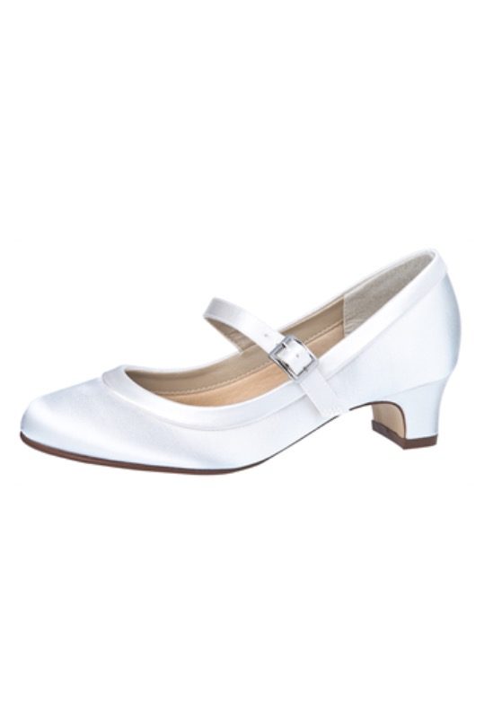 Maisie White Satin