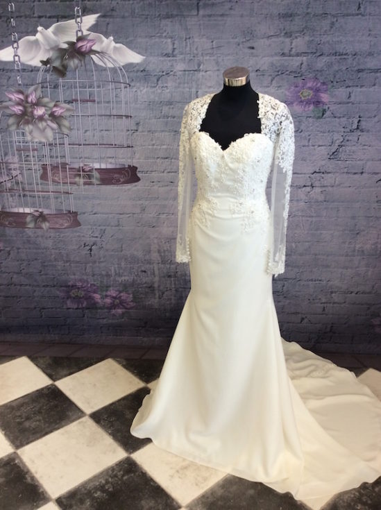 Vintage trouwjurk 1601
