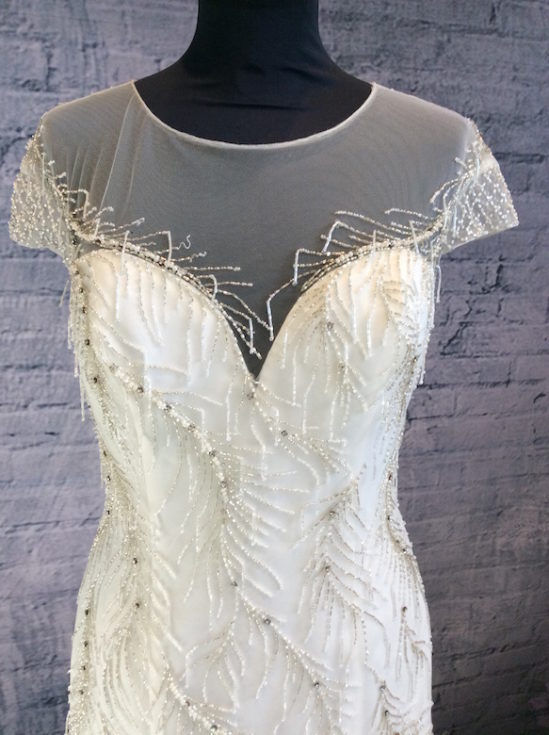 Vintage trouwjurk 1399 - Afbeelding 2