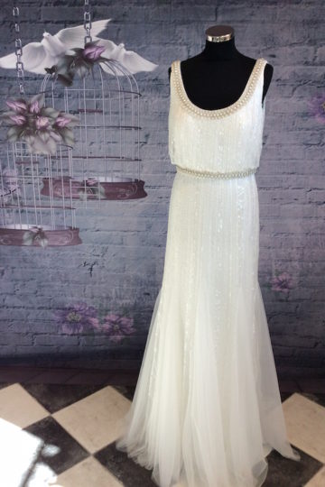 Vintage trouwjurk 1479