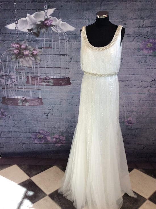 Vintage trouwjurk 1479