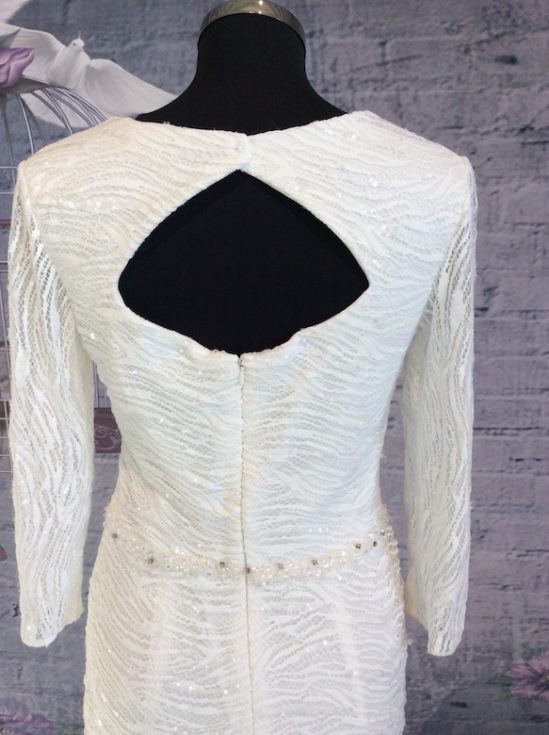 Vintage trouwjurk 1398 - Afbeelding 4