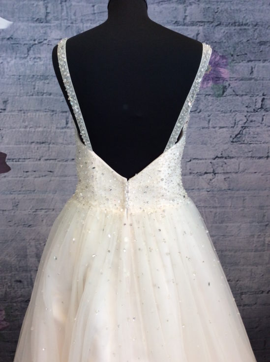 Vintage trouwjurk 1344 - Afbeelding 3
