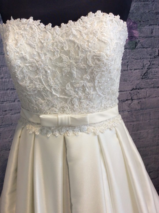 Vintage trouwjurk 1464 - Afbeelding 2