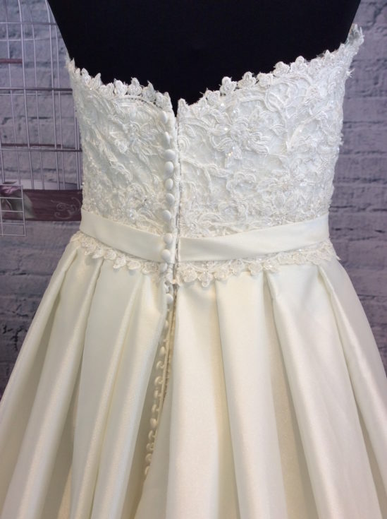 Vintage trouwjurk 1464 - Afbeelding 3