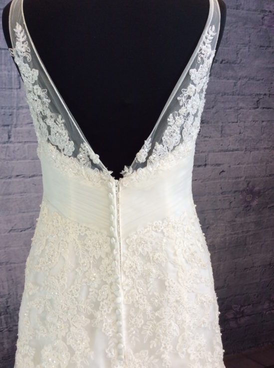 Vintage trouwjurk 1415 - Afbeelding 3