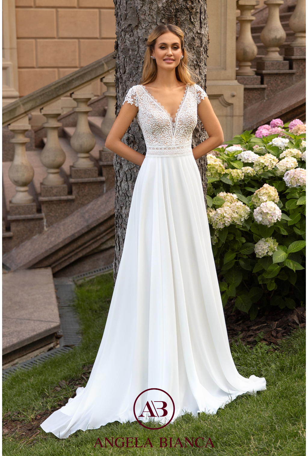 bolvormig gevoeligheid doorboren Angela Bianca 1038 - Wedding Wonderland