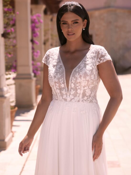 Bianco Evento Plus Size Limited Croceus - Afbeelding 3