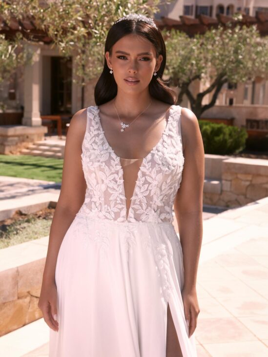 Bianco Evento Plus Size Limited Milon - Afbeelding 3