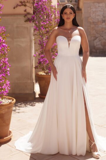 Bianco Evento Plus Size Simona