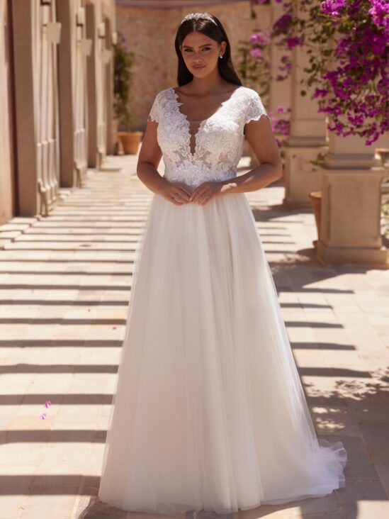 Bianco Evento Plus Size Uriel