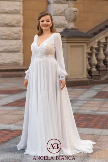 Angela Bianca 1058 lijfje Curvy