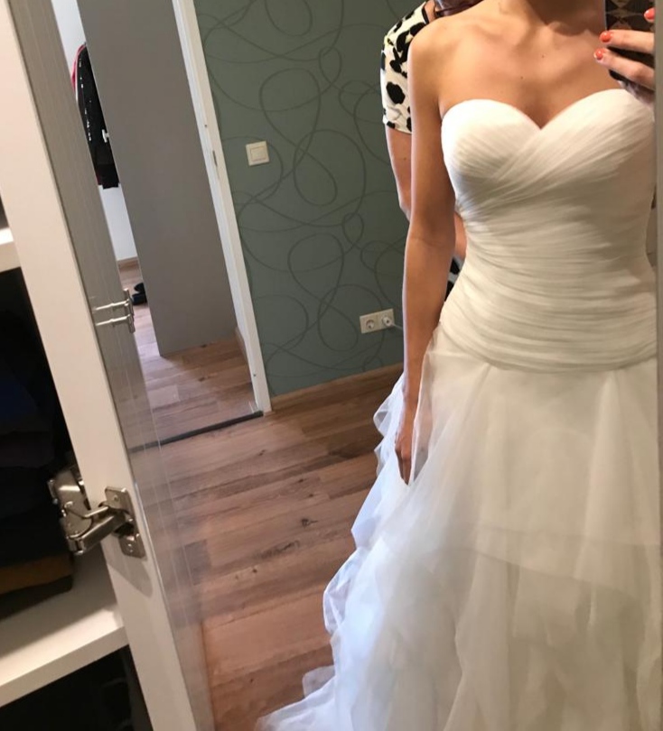 Strapless tule jurk met kanten bolero Wedding Wonderland